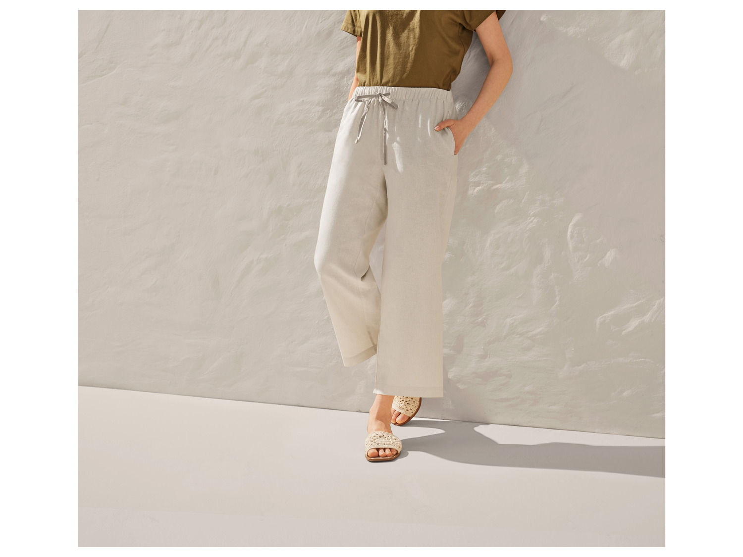 esmara® Pantalon en lin femme Acheter en ligne | LIDL