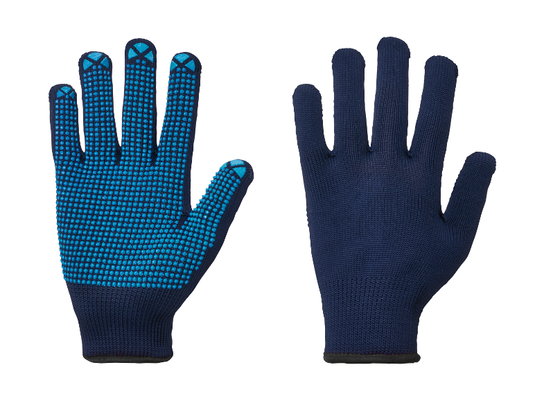 Gants de travail avec revêtement antidérapant.