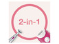 Un Braun 2 en 1 rose, épilateur et tondeuse.