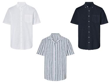 LIVERGY® Chemise manches courtes en lin homme