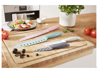ERNESTO® Set de couteaux en acier inoxydable, 4 pièces