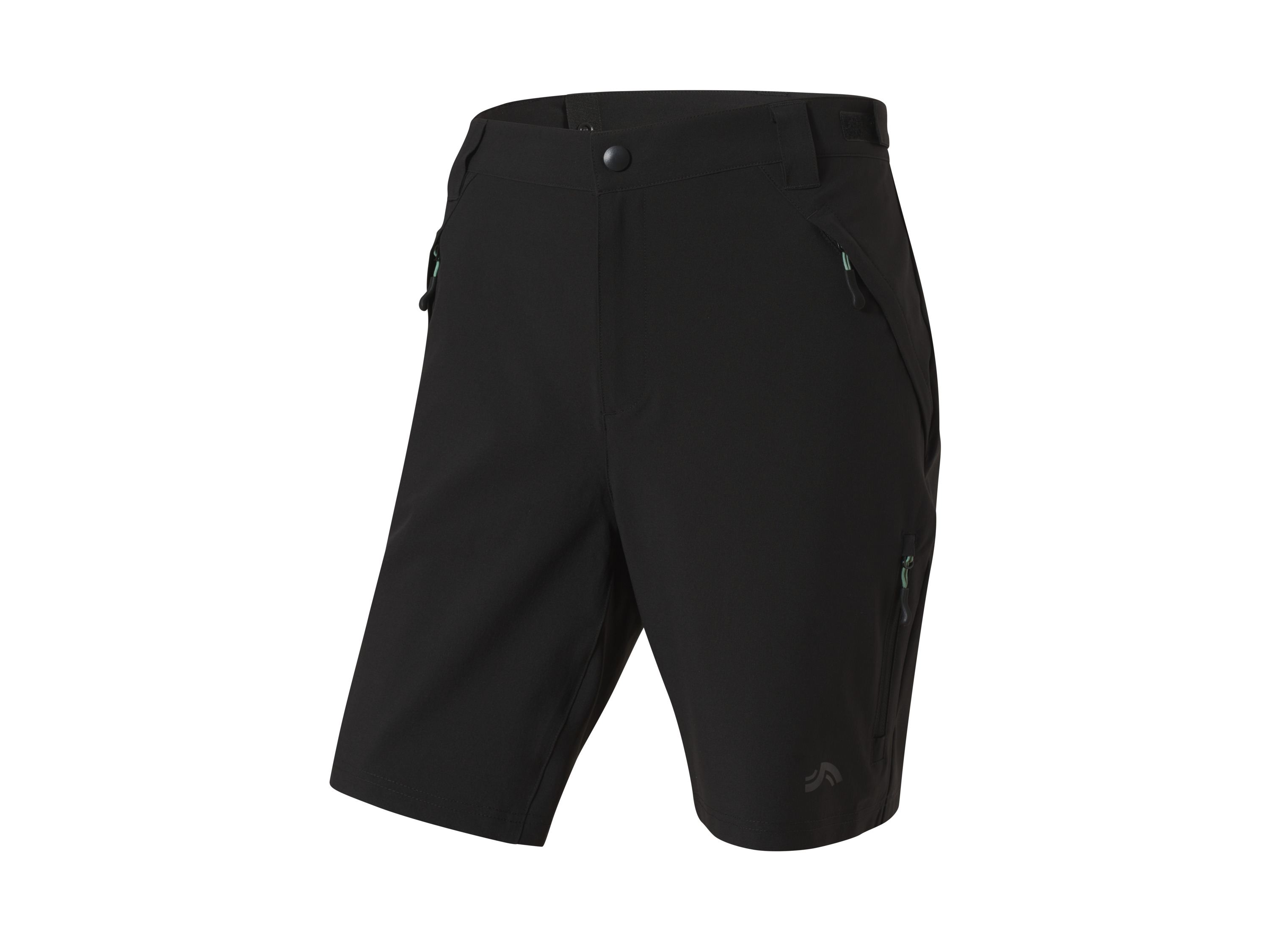 CRIVIT Short technique 2 en 1 homme (noir, 40)