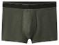 Caleçon boxer vert pour homme avec ceinture élastique noire