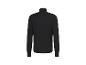 T-shirt à manches longues noir pour homme avec col montant