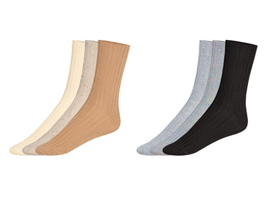 esmara® Lot de 3 paires de chaussettes longues femme