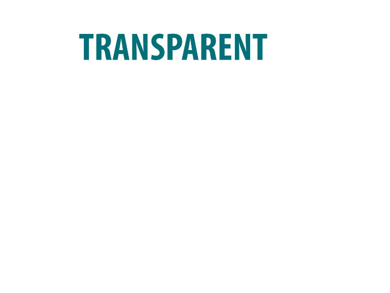 Texte : Transparent