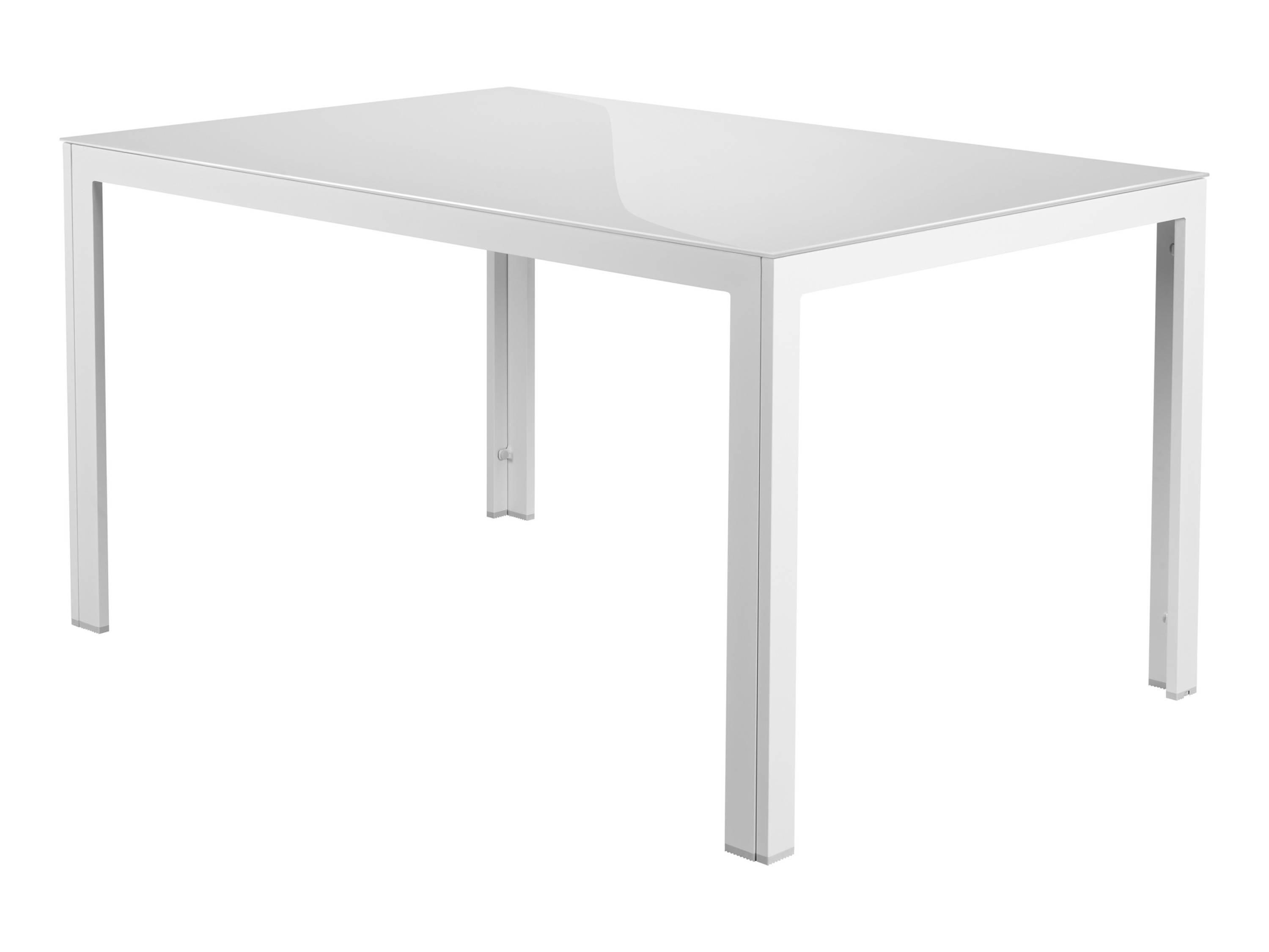 LIVARNO home Table de jardin en aluminium Houston, blanc