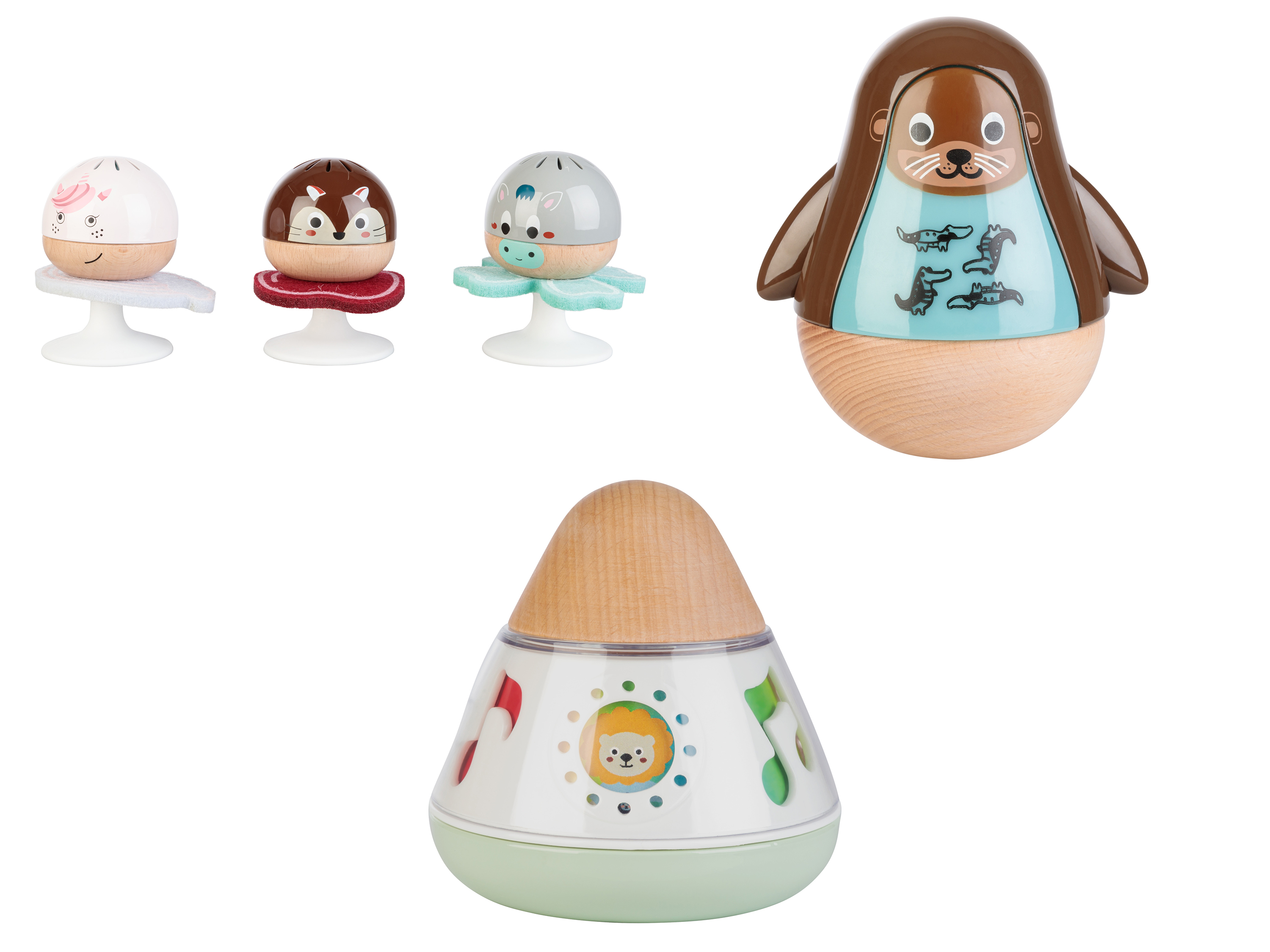 lupilu® Jouet sonore en bois bébé