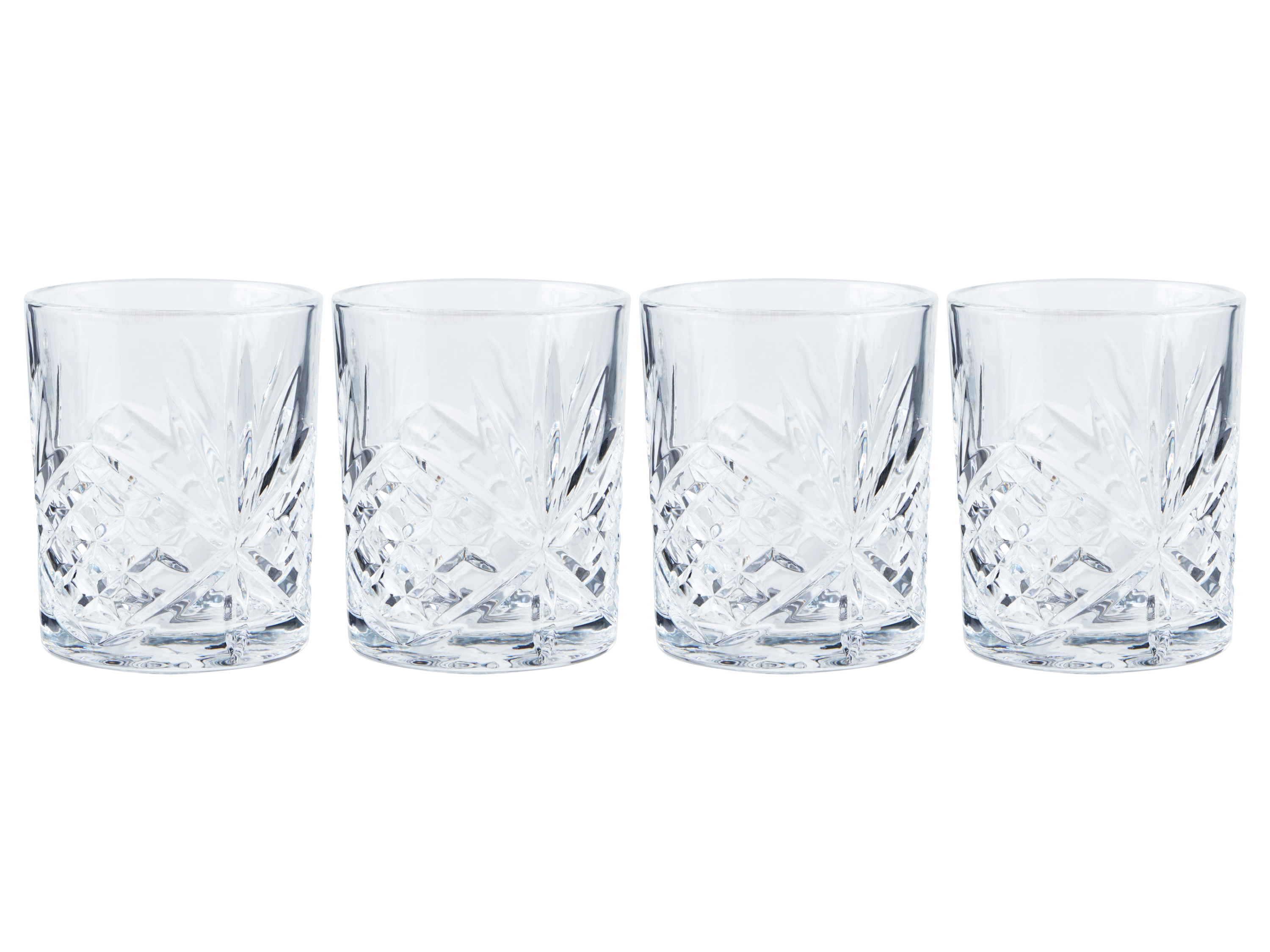 LIVARNO home Lot de 4 verres à whisky ou long drink (verres à whisky)