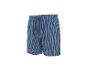 Short de pyjama rayé bleu avec cordon de serrage.