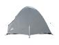 Tente Crivit grise avec haubans, vue de face