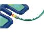 Tapis d'eau gonflable et tuyau d'arrosage pour jeux aquatiques.