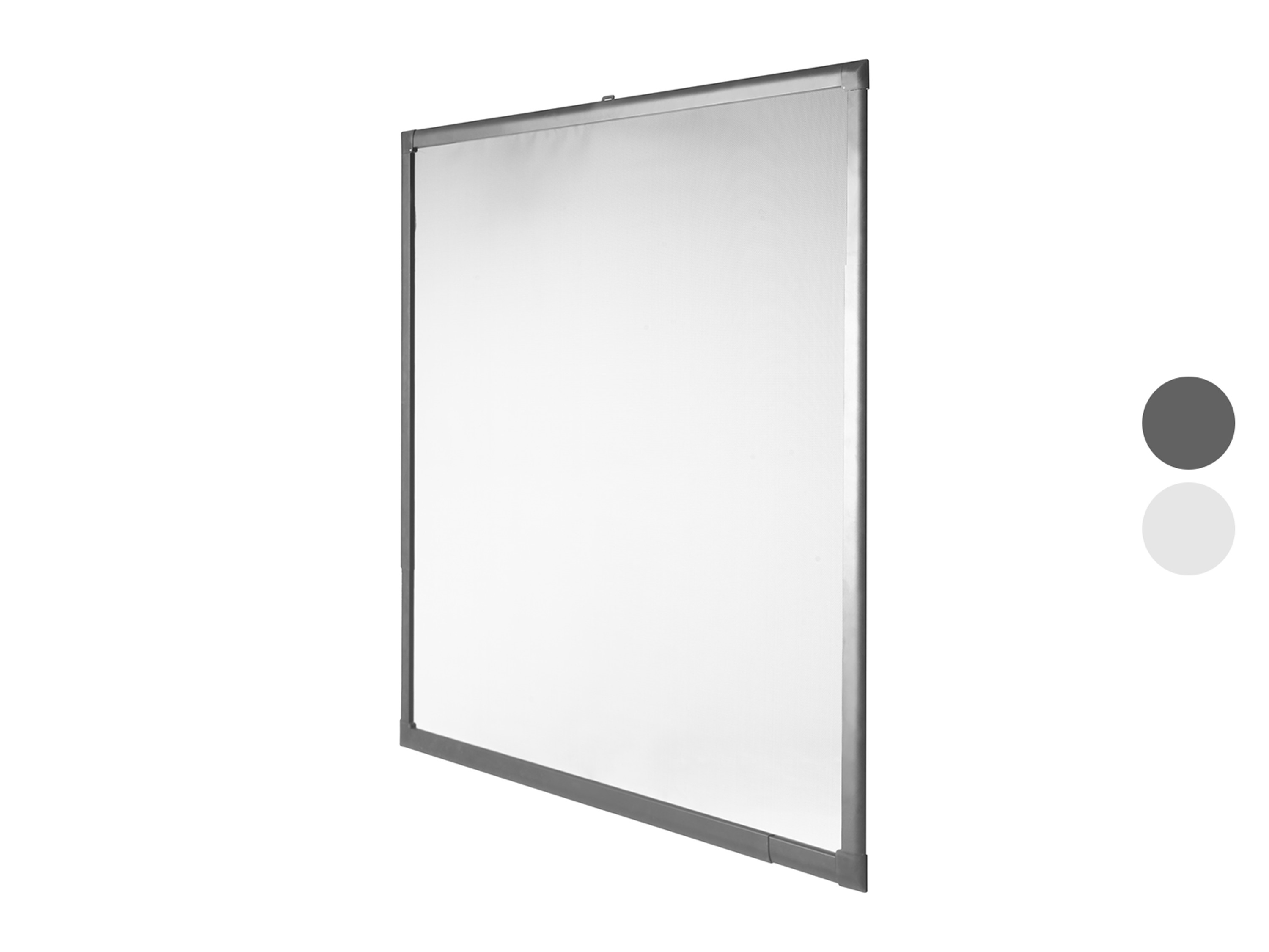 LIVARNO home Moustiquaire télescopique en aluminium prémontée pour fenêtre, 120 x 140 cm