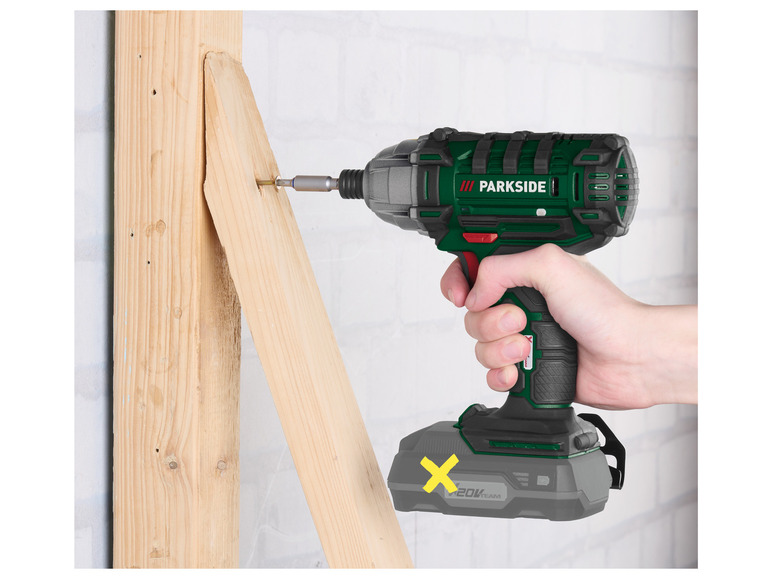 Aller en mode plein écran : PARKSIDE® Visseuse à choc sans fil PDSSA 20-Li B2, 20 V - Image 3