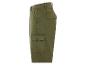 Shorts cargo vert olive : poches cargo, style décontracté.