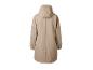 Imperméable beige à capuche, vue de dos