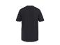 T-shirt noir à manches courtes, vue de dos