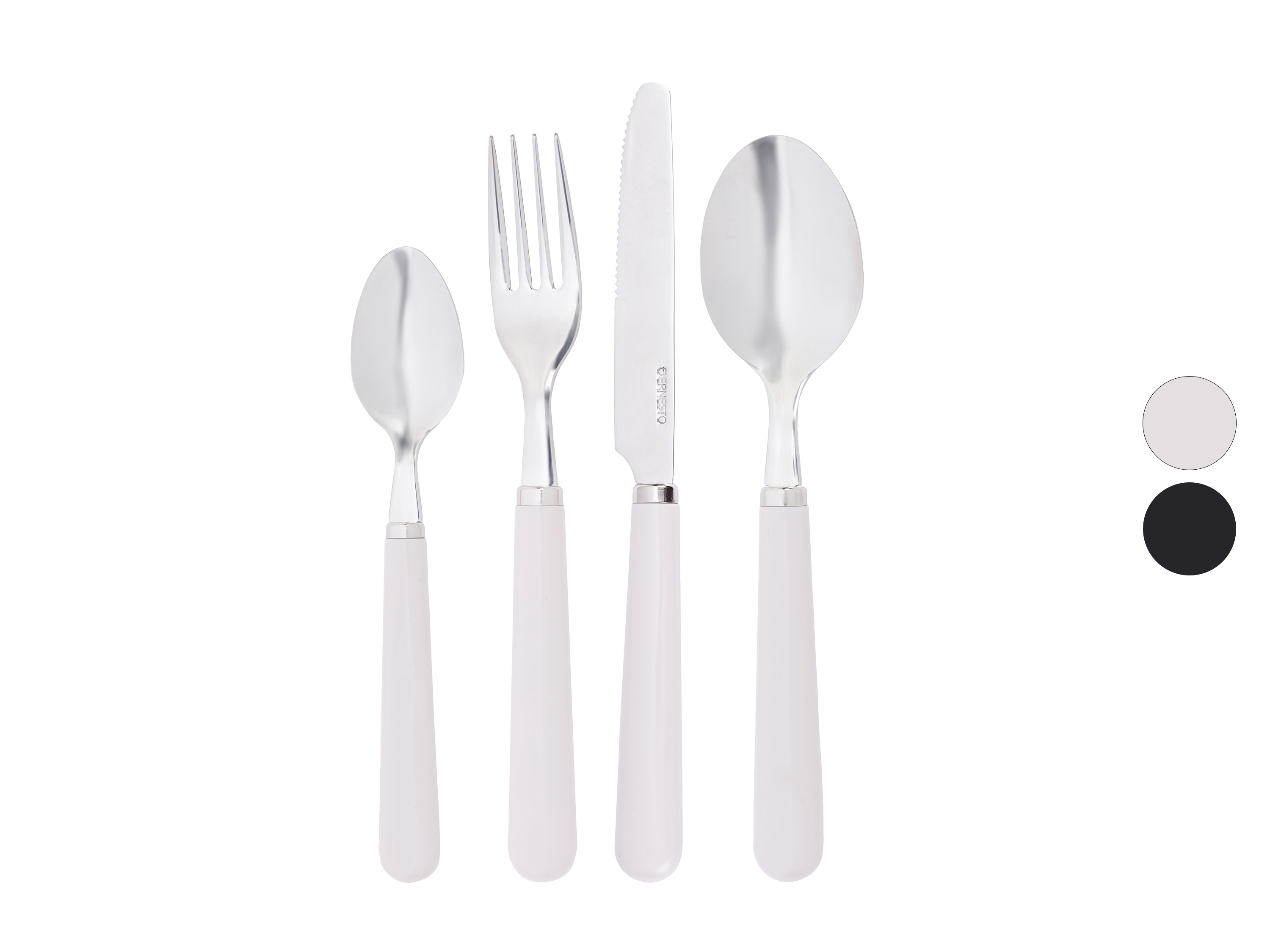 ERNESTO® Set de couverts en acier inoxydable, 24 pièces