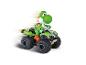Quad jouet Carrera Mario Kart avec figurine de Yoshi en mouvement