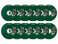 Douze disques de coupe Parkside de 125 mm.