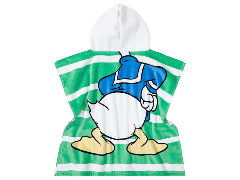 Peignoir à capuche pour enfants avec motif Donald Duck.