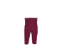 Legging enfant bordeaux à motif côtelé