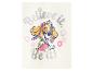 T-shirt blanc avec imprimé chiot et l'inscription « Believe it. Be it! »