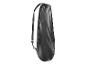 Sac de badminton noir avec bandoulière.