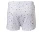 Boxer blanc à pois gris pour enfant