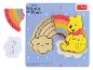 Puzzle Winnie l'ourson avec arc-en-ciel, nuage et ours de Trefl.