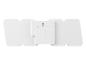 Horloge murale blanche design moderne.