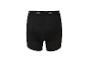 Caleçon boxer noir pour homme avec motif gris sur la ceinture.
