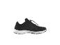 Basket noire, style sport, lacets.