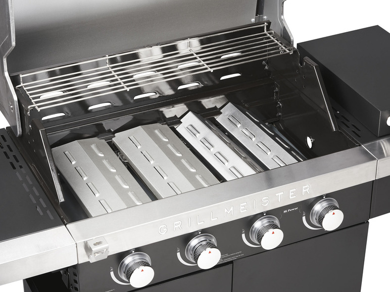 Barbecue à gaz, avec 4 zones de cuisson