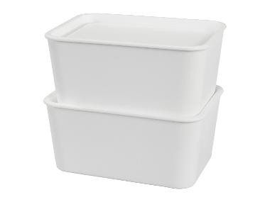 W5 Boîtes avec couvercles, 6 x 1,2 l.