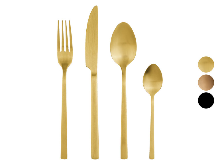 Aller en mode plein écran : ERNESTO® Set de couverts en acier inoxydable, 16 pièces - Image 1