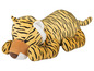 Un tigre en peluche, parfait pour câliner ou décorer.