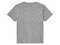 T-shirt grise à manches courtes, vue arrière.