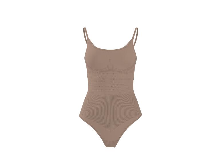 Body sculptant femme beige à fines bretelles