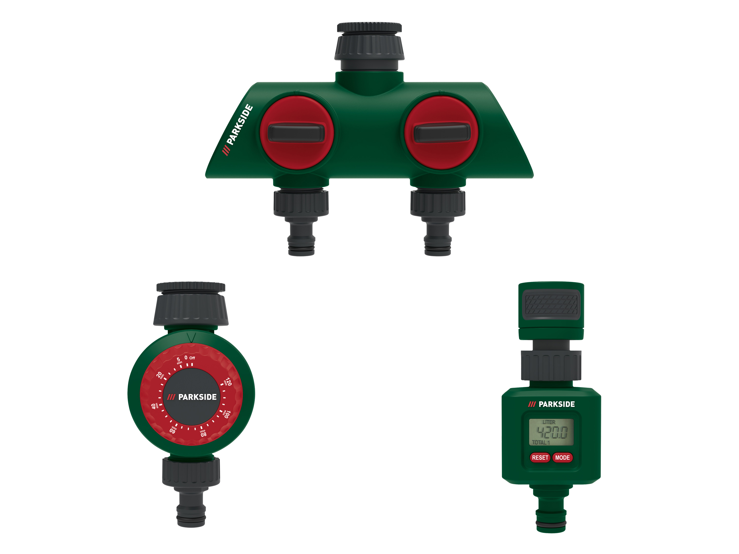 PARKSIDE® Sélecteur 2 voies ou minuterie d'arrosage ou aquamètre