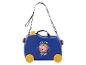 Valise enfant à roulettes Peppa Pig, bleu, motif jungle.