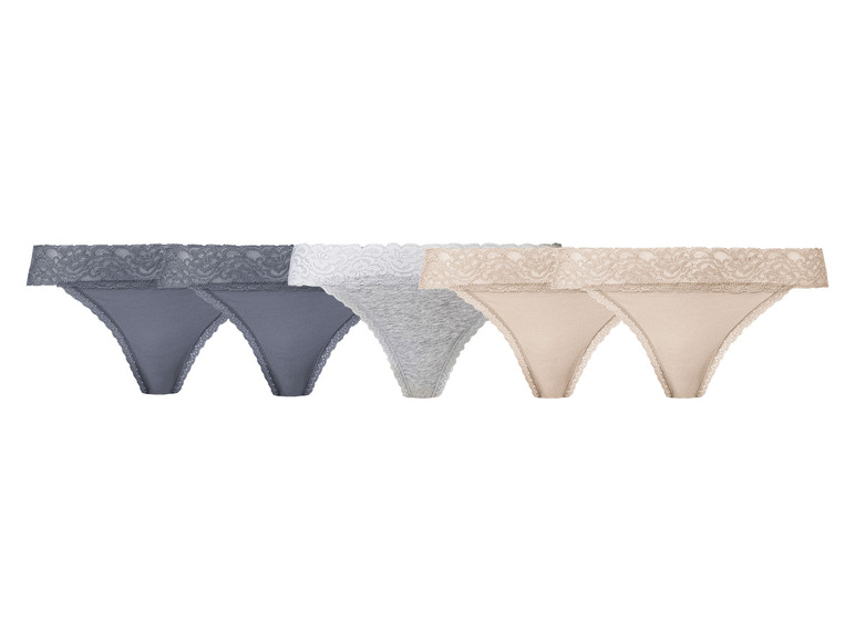 Aller en mode plein écran : esmara® Lot de 5 strings à dentelle femme - Image 5
