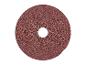 Disque abrasif brun pour ponçage.