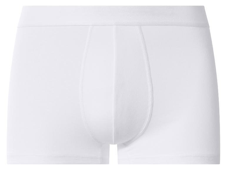 Caleçon boxer blanc en coton pour homme.