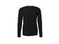 T-shirt noir à manches longues pour homme