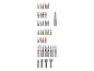 Ensemble d'embouts OWIM pour tournevis, de différentes tailles et types.