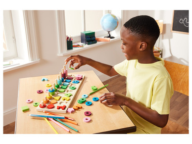 Playtive Set de calcul Montessori en bois