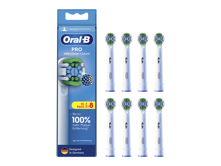 Aller en mode plein écran : Oral-B Pro Lot de 8 brossettes de rechange Precision Clean - Image 1