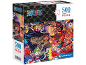 Puzzle de 500 pièces représentant des personnages d'anime colorés de One Piece.