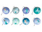 Six boules de Noël rondes avec Elsa de La Reine des Neiges
